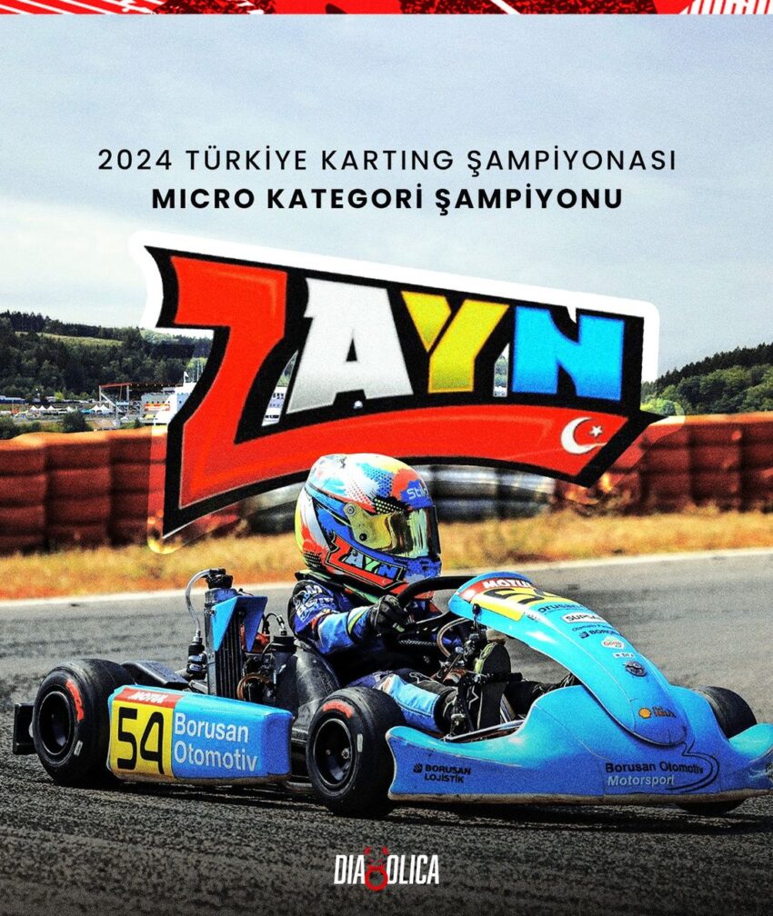 Zayn Sofuoğlu, kartingde ilk şampiyonluğunu aldı