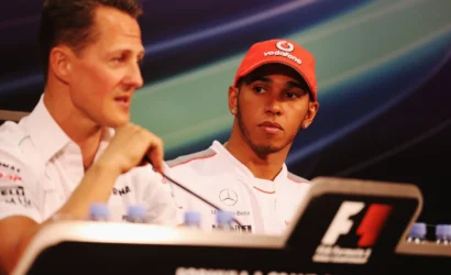 Michael Schumacher, Lewis Hamilton