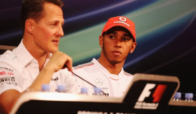 Michael Schumacher, Lewis Hamilton