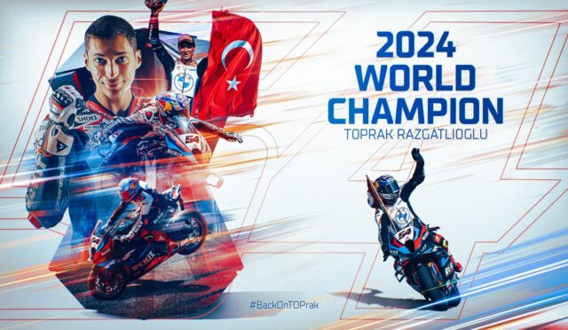 Toprak Razgatlıoğlu, 2024 Dünya Superbike Şampiyonu oldu!