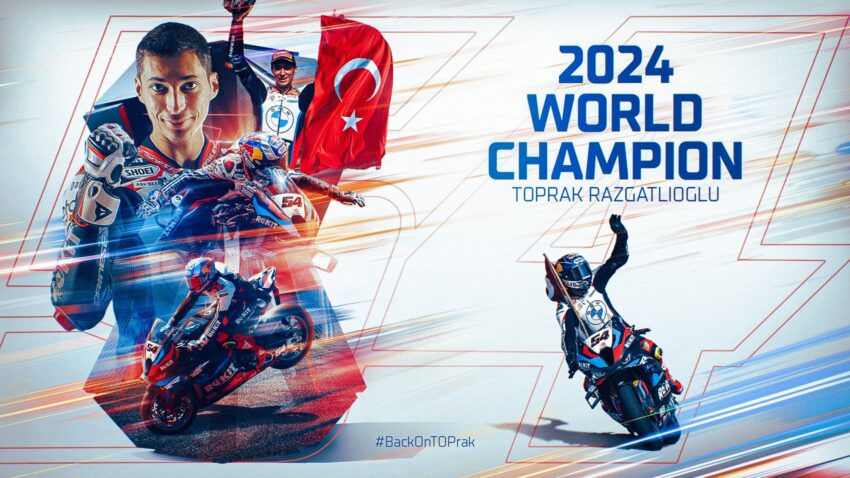 Toprak Razgatlıoğlu, 2024 Dünya Superbike Şampiyonu oldu!