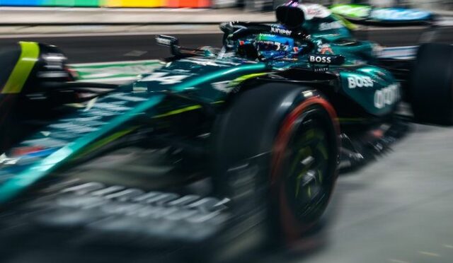 Alonso, Las Vegas’ta basına çattı