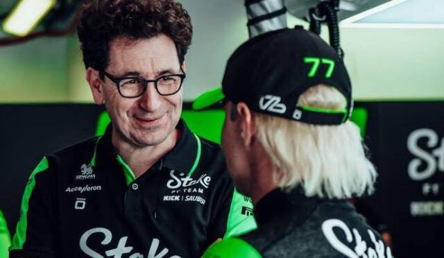 Valtteri Bottas, Mattia Binotto