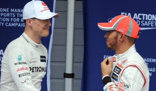 Hamilton: “‘Efsane’ Schumacher, genç pilotlar için rol modeldi”