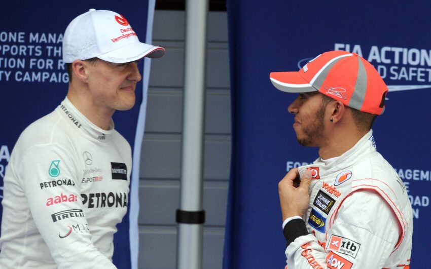 Hamilton: “‘Efsane’ Schumacher, genç pilotlar için rol modeldi”