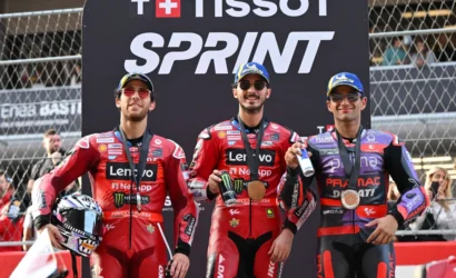 Enea Bastianini, Francesco Bagnaia, Jorge Martin