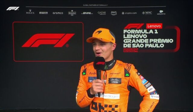 Norris: “Sıralamaların başında zorlanıyordum ancak şimdi pole pozisyonundayım…”