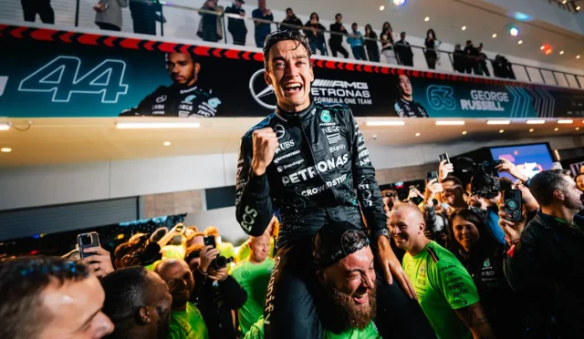 Russell, Las Vegas GP zaferi ile 43 yıllık rekoru kırdı