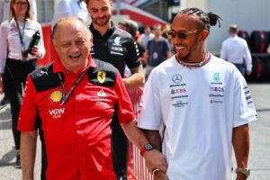 Fred Vasseur, Lewis Hamilton, Ferrari