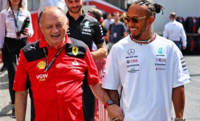 Fred Vasseur, Lewis Hamilton, Ferrari