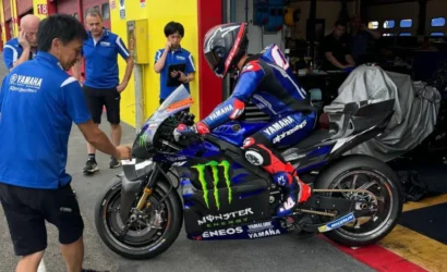 Andrea Dovizioso Yamaha test