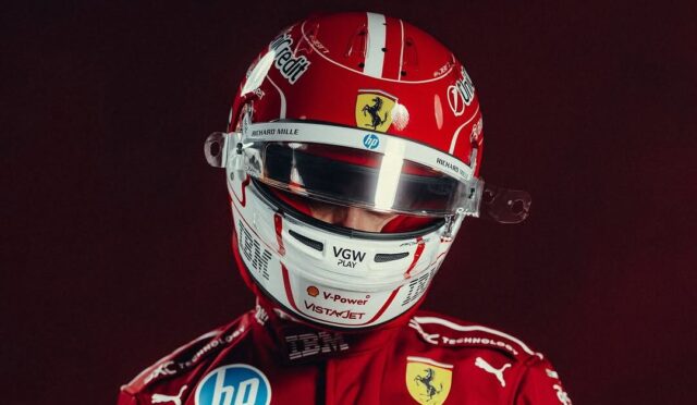 Leclerc’in Monako ağırlıklı 2025 F1 kaskı, Papa ve Jules’u da içeriyor