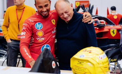 Lewis Hamilton, Fred Vasseur, Ferrari (2)