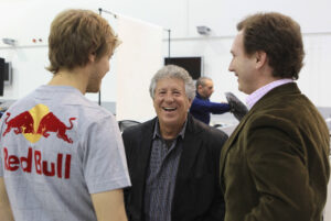 Mario Andretti visits Red Bull Racing Factory in Milton Keynes