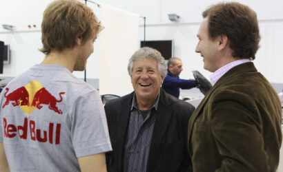 Mario Andretti visits Red Bull Racing Factory in Milton Keynes