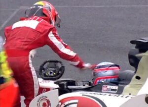 Takuma Sato, Michael Schumacher, 2005 Spa