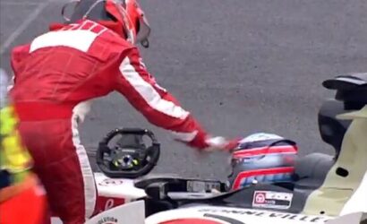 Takuma Sato, Michael Schumacher, 2005 Spa