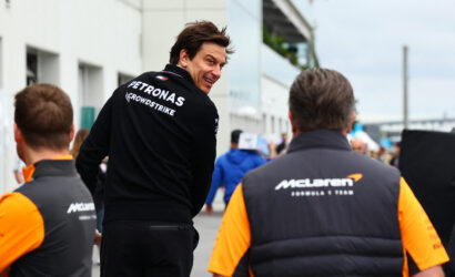 Toto Wolff, Zak Brown,