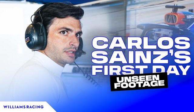 Carlos Sainz’ın Williams F1 takımıyla ilk günü – Yeni görüntüler