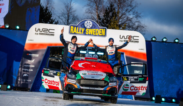 Ali Türkkan, İsveç Rallisi’nde WRC3’te podyuma çıktı!