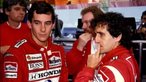 Alain Prost Ayrton Senna McLaren