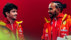 Charles Leclerc Lewis Hamilton Ferrari