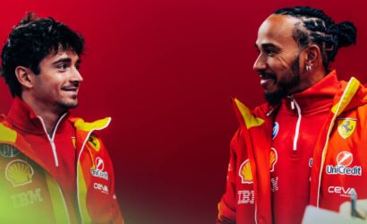 Charles Leclerc Lewis Hamilton Ferrari
