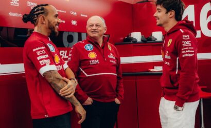 Charles Leclerc, Lewis Hamilton, Fred Vasseur, Ferrari