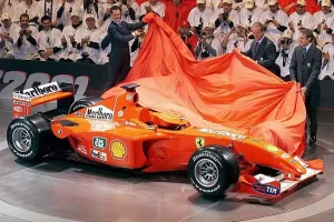 Ferrari-F1-2000-lansman Michael Schumacher