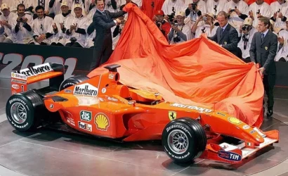 Ferrari-F1-2000-lansman Michael Schumacher