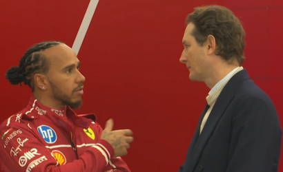 Lewis Hamilton, John Elkann, Ferrari