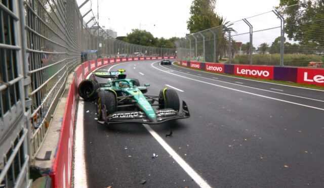 2025 Avustralya GP: Alonso kaza yaparak yarış dışı kaldı