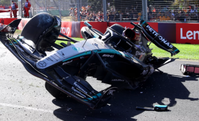 George Russell, 2024 Avustralya GP kazası
