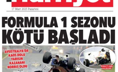 Hürriyet gazetesi F1 haberi