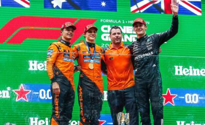 Lando Norris, Oscar Piastri, George Russell, 2025 Çin GP yarış sonucu