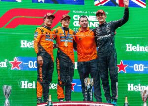 Lando Norris, Oscar Piastri, George Russell, 2025 Çin GP yarış sonucu
