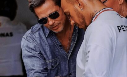 Lewis Hamilton, Brad Pitt