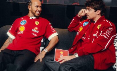 Lewis Hamilton, Charles Leclerc, Ferrari