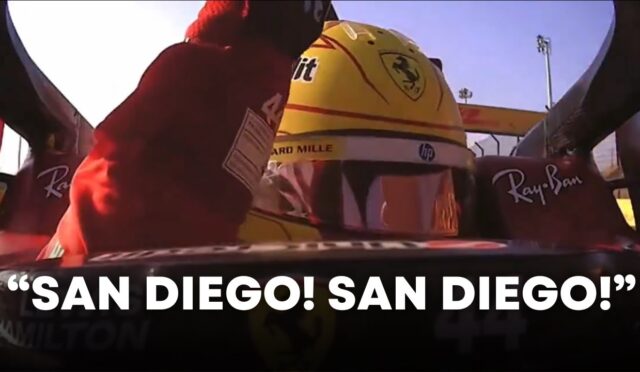 Hamilton ve Adami arasındaki, F1 sprint polü sonrası söylenen ‘San Diego’ mesajı çözüldü