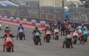 MotoGP Amerika GP, Start kaosu