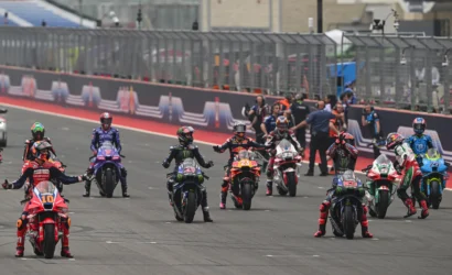 MotoGP Amerika GP, Start kaosu