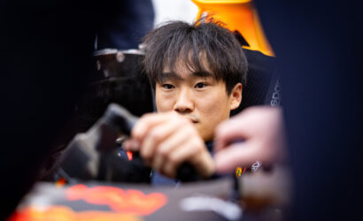 Yuki Tsunoda seat fit for Oracle Red Bull Racing