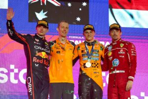 2025 Formula 1 Suudi Arabistan GP podyumu