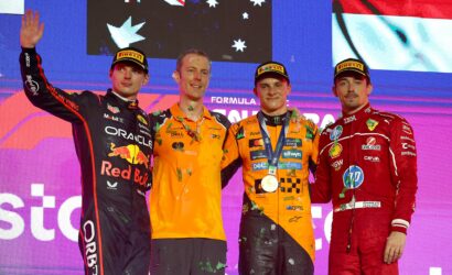 2025 Formula 1 Suudi Arabistan GP podyumu