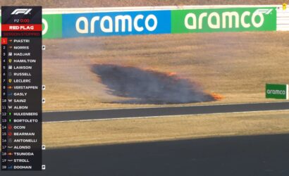 F1 çimen yangını, Japonya GP