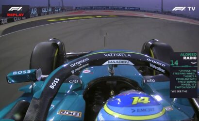 Fernando Alonso, Aston Martin F1, Bahreyn GP direksiyon sorunu