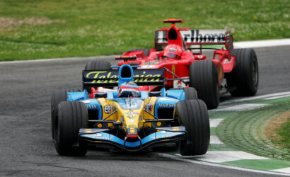 Fernando Alonso, Michael Schumacher, 2005 F1 San Marino GP