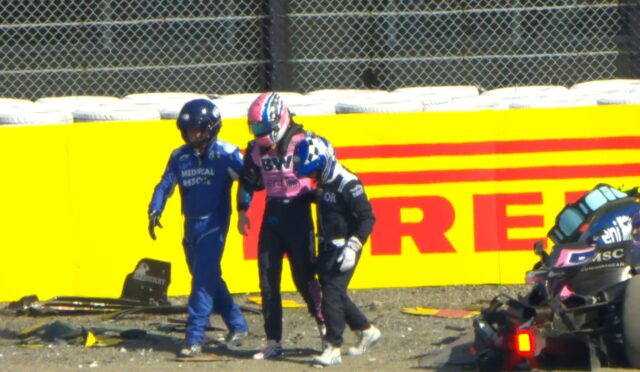 Jack Doohan, 2. antrenmanda büyük bir kaza geçirdi – Alpine F1 aracı parçalandı