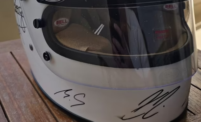 Jackie Stewart F1 kaskı, Michael Schumacher imzası
