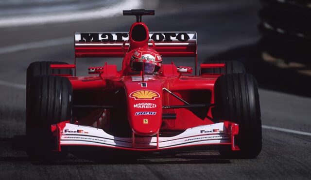 Schumacher’in 2001 F1 şampiyonluğunu kazandığı aracı açık arttırmada satılacak